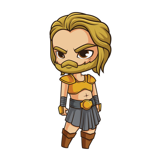 Chibi god balder. PNG - JPG and vector EPS file formats (infinitely scalable). Image isolated on transparent background.