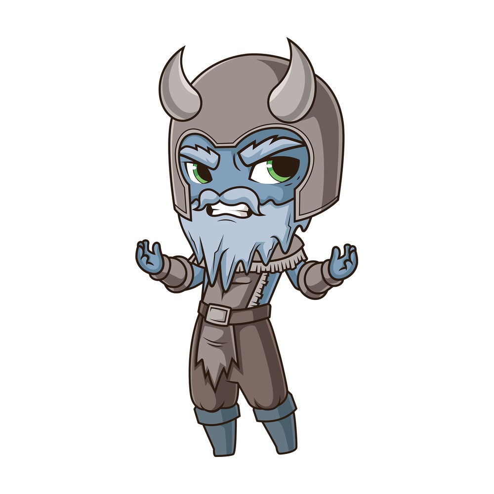 Chibi god ymir. PNG - JPG and vector EPS file formats (infinitely scalable). Image isolated on transparent background.