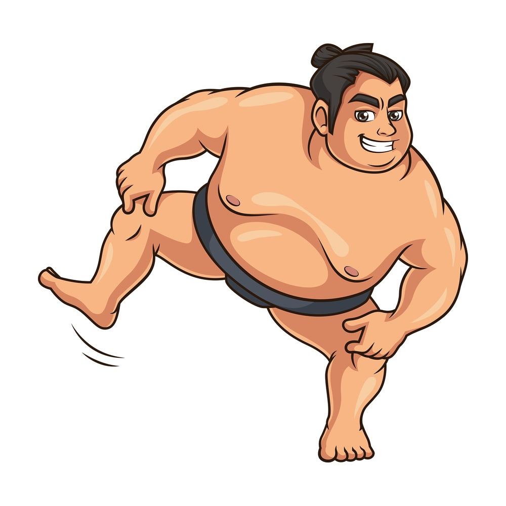 Sumo fighter. PNG - JPG and vector EPS (infinitely scalable).