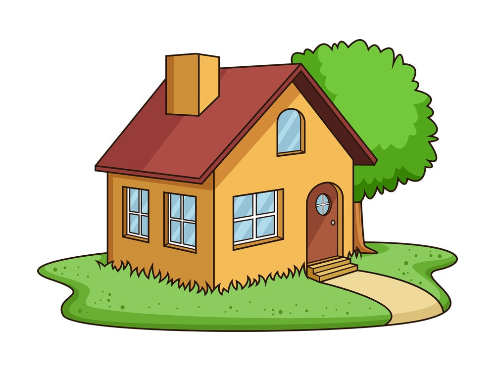 Country house. PNG - JPG and vector EPS (infinitely scalable).