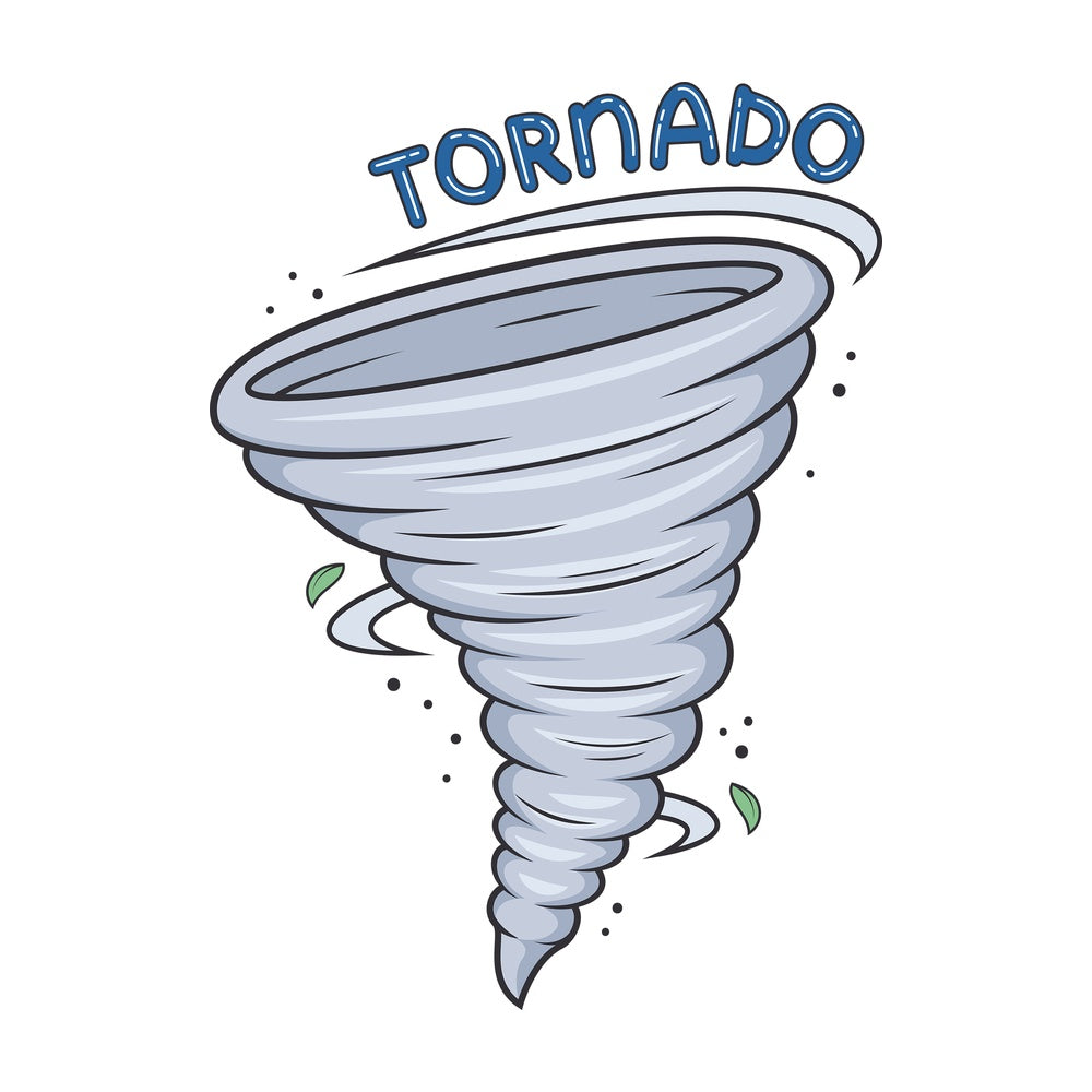 Weather emoji tornado. PNG - JPG and vector EPS file formats (infinitely scalable). Image isolated on transparent background.