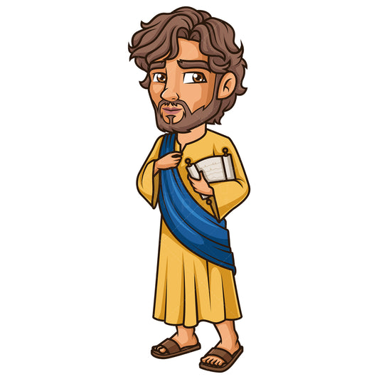 Royalty-free stock vector illustration of Simon The Zealot.