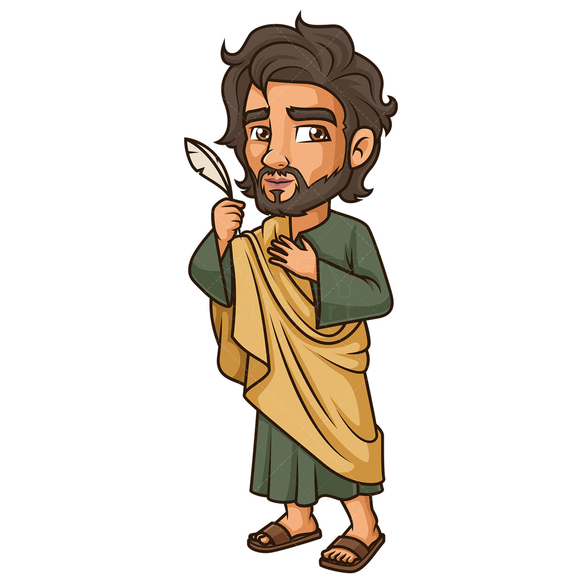 Royalty-free stock vector illustration of John the Apostle.